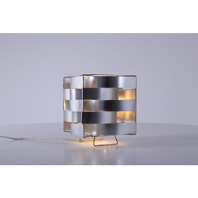 Uranus Desk Lamp in Aluminium attributed to Max Sauze, 1970s For Sale - Image 12 of 15