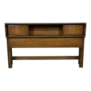 United Furniture Walnut Headboard With Storage