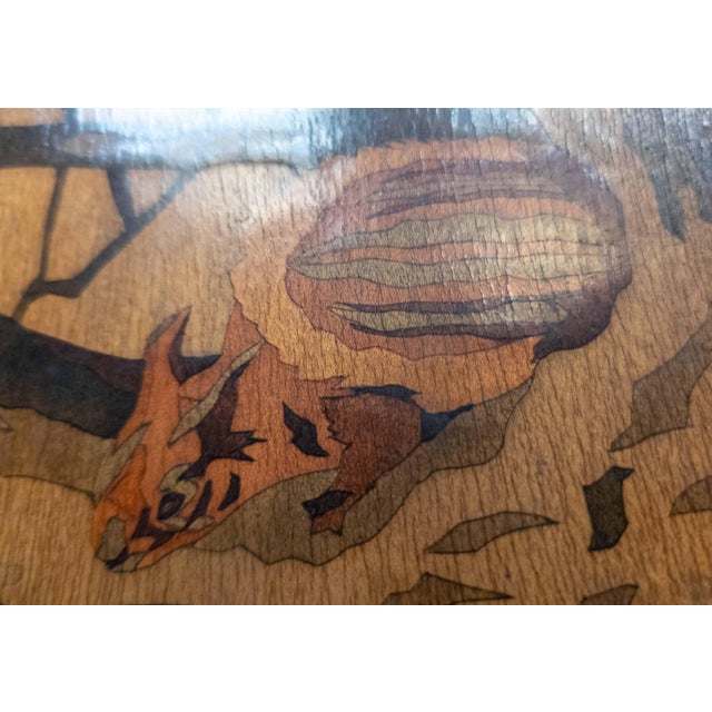 20th Century Central European Watercolor on Wood Panel Painting of Squirrels For Sale - Image 10 of 13