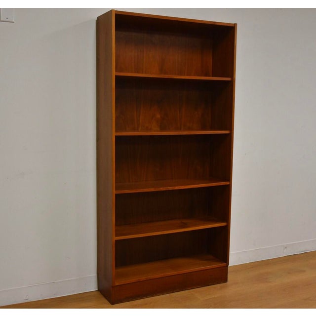 MidCentury Modern Walnut Bookcase Chairish