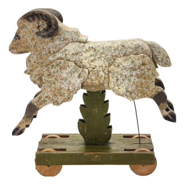 Children's Sheep Toy, 1900 For Sale