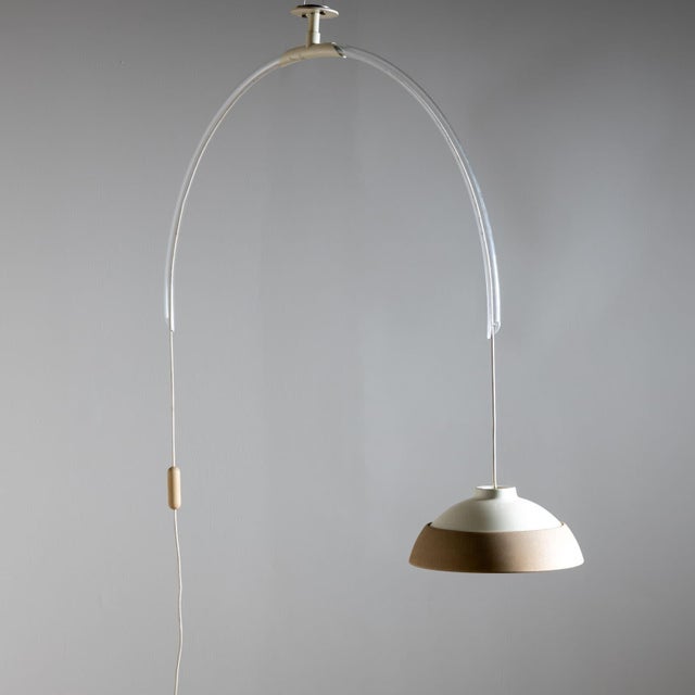 Metal Arc Lamp Mod. 2129 by Gino Sarfatti for Arteluce, Italy 1969 For Sale - Image 7 of 8