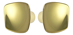 1960's Vintage Mid-Century Brass Cabinet Knobs Nos Nib - a Pair
