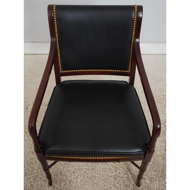 Age: Approx: 30 Years Old Details: Mahogany High Quality Construction Nice Tooled Leather Stretcher Base Frame Tack Head...