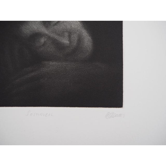 Richard Davies, Sleep, Original Etching For Sale - Image 5 of 6