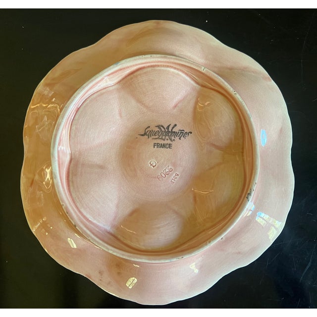 Ceramic French Majolica Oyster Plate by Sarreguemines, C. 1890's For Sale - Image 7 of 7