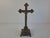 1900 - 1909 Antique Czechoslovak Neo-Gothic Cast Iron Table Crucifix, 1900s For Sale - Image 5 of 18