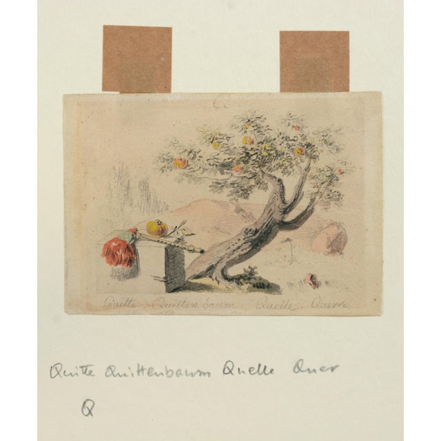 Figurative Composition, 19th Century, Watercolor Drawings on Paper, Framed, Set of 4 For Sale - Image 6 of 8