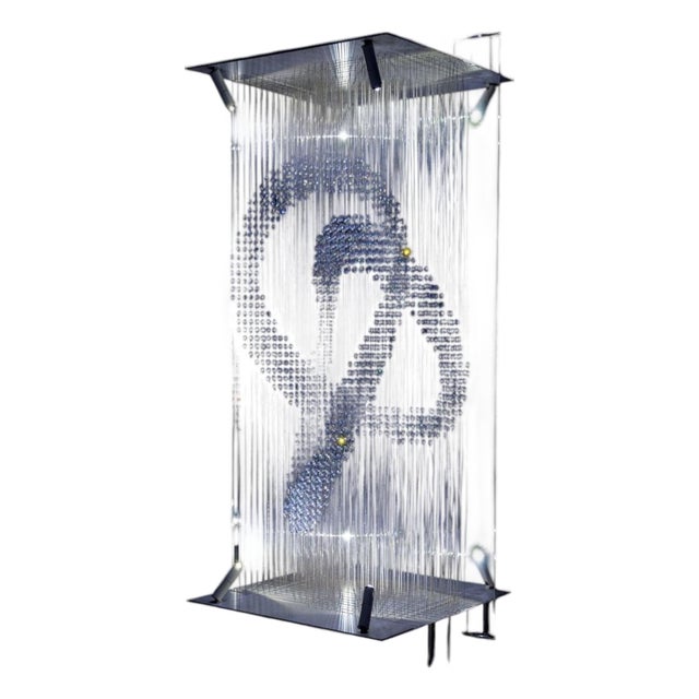 3D Art 8 Lights Led Sculptural Piece by Aggiolight For Sale