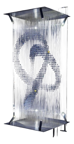 3D Art 8 Lights Led Sculptural Piece by Aggiolight