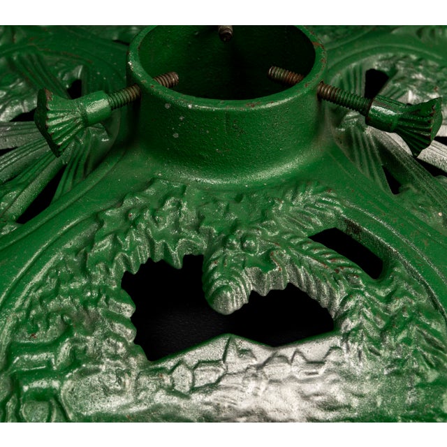 Art Nouveau Cast Iron Christmas Tree Stand, 1920s For Sale - Image 9 of 15