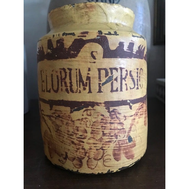 Farmhouse Vintage Wooden Apothecary Jars- Set of 3 For Sale - Image 3 of 17