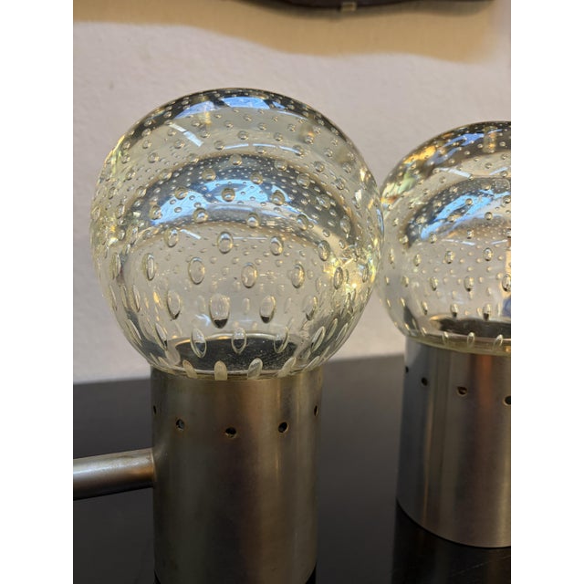 Wall Lamps by Gino Sarfatti for Seguso, Italy, 1950, Set of 2 For Sale - Image 6 of 9
