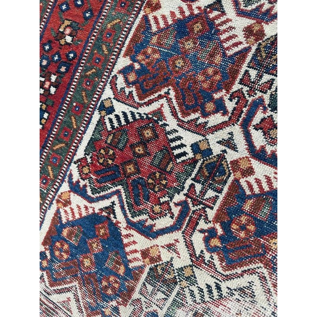 Afshar Cotton and Wool Rug, 1920s For Sale - Image 18 of 18