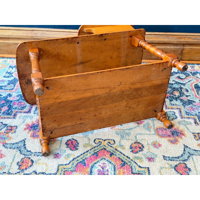 Mid 20th Century Heywood-Wakefield Old Colony Solid Birch Step Table, 607-G For Sale - Image 6 of 7