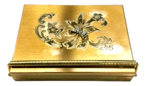 Vintage Renown Volupte Brass Vanity Case