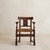 French Rush + Oak Armchair in the Manner of Charles Dudouyt, 1940s - 2 Available For Sale In Chicago - Image 6 of 11