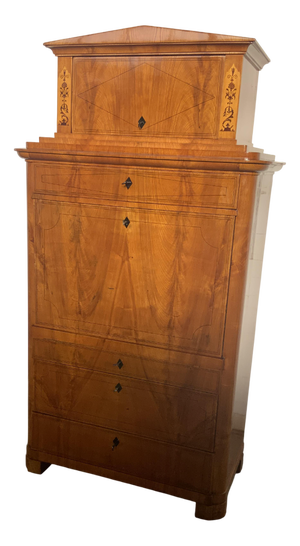 Biedermeier Secretary in Ash, 1830s
