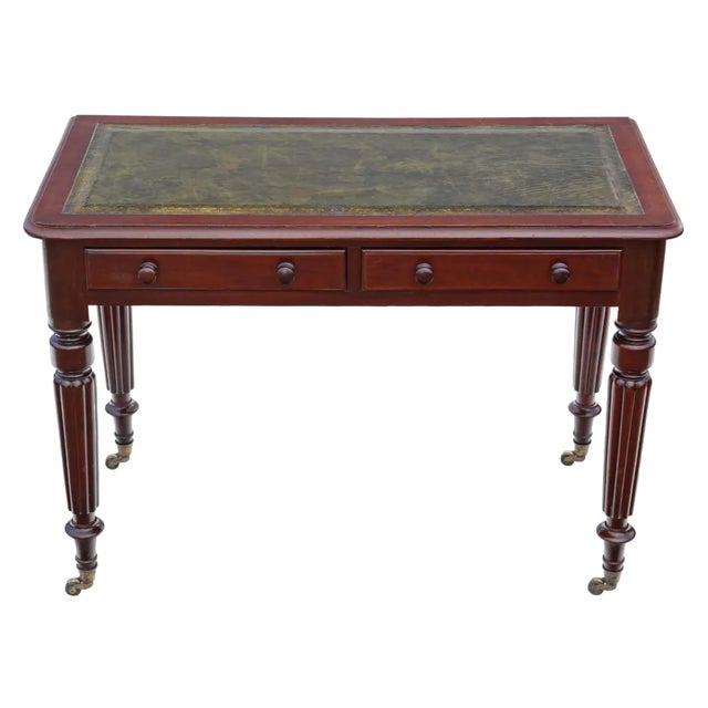 Antique 19th Century Mahogany Writing Table from Edwards and Roberts For Sale
