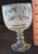 1930s Cambridge Imperial Fox Hunt Scene Glass Goblets Tally Ho Hay Day - Set of 9 For Sale - Image 9 of 15