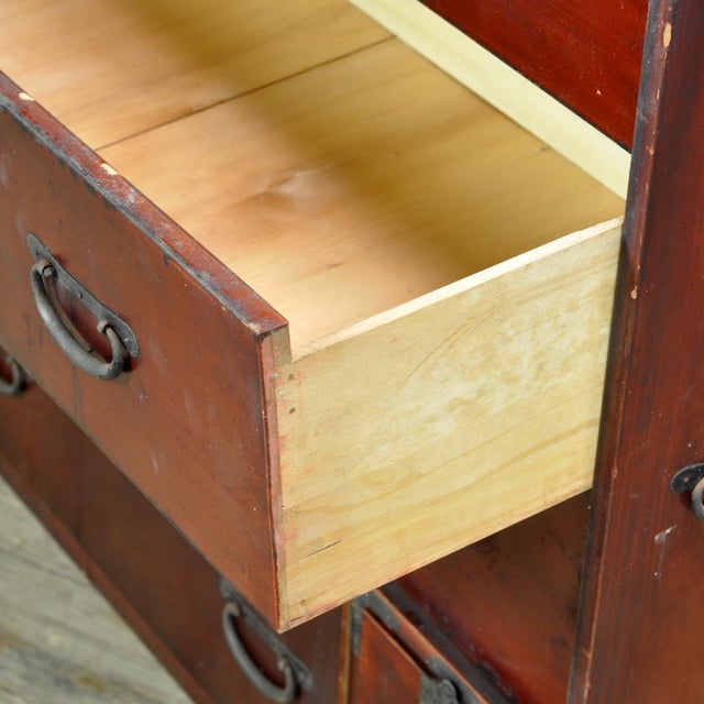 Late 19th Century Japanese Tansu Chest of Drawers, 1870s For Sale - Image 5 of 15