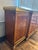 Impressive classic French Neoclassical style flame mahogany sideboard having distinctive burled wood panels, elegant gilt...