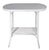 Vintage Oval White Wicker Table Att. To Lloyd Loom C 1930/50's For Sale In New York - Image 6 of 12