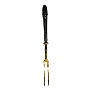 Vintage Two Tone Silver & Gold Decorative Serving Fork