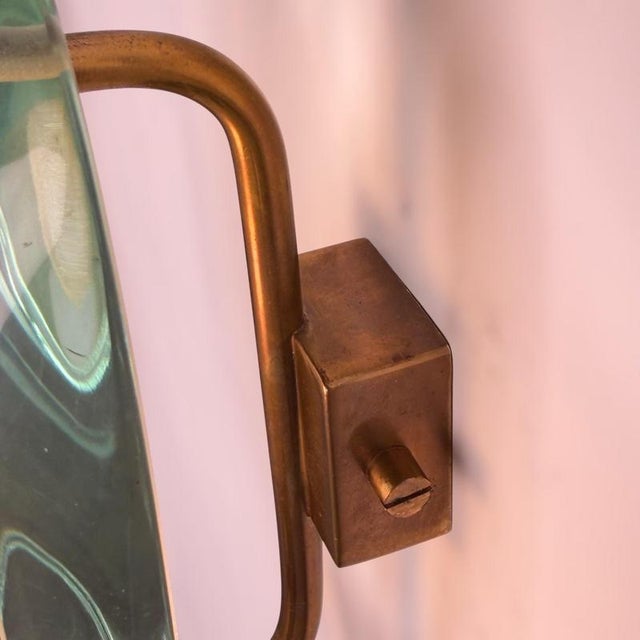 Model 2093 Wall Lights in Brass by Max Ingrand for Fontana Arte, 1960s, Set of 2 For Sale - Image 16 of 18