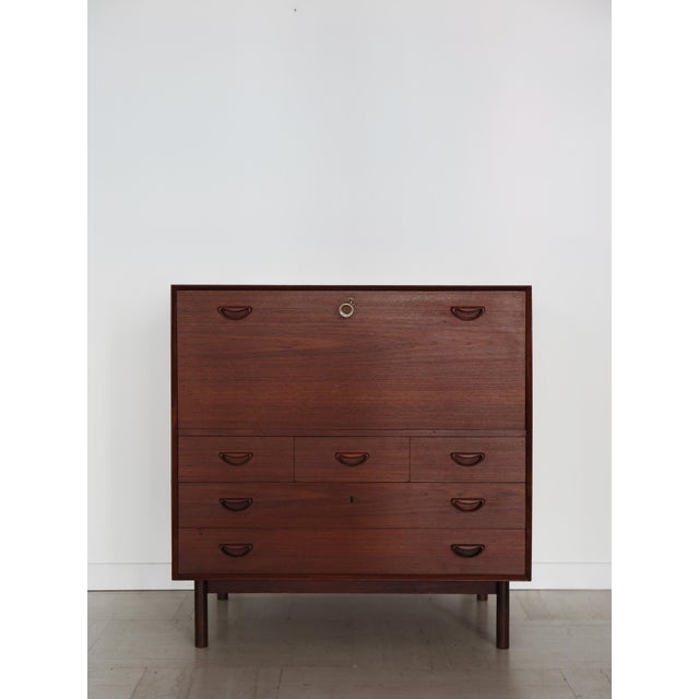 Mid-Century Modern Teak Bar Cabinet from Søborg Møbelfabrik, 1960s For Sale - Image 3 of 16