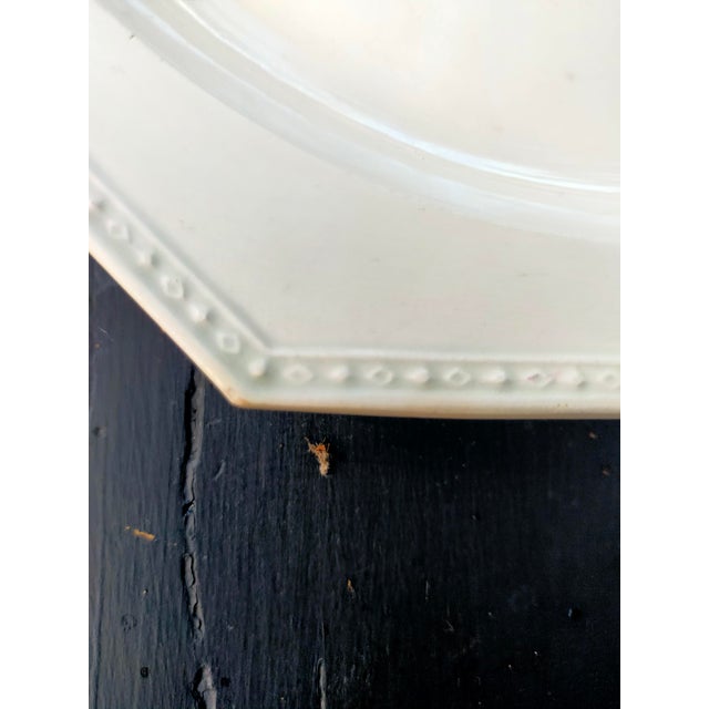 19th Century Creil Plates in White Earthenware, Set of 8 For Sale - Image 12 of 13