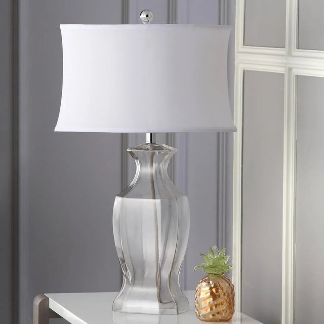 2020s Glass Table Lamp in Clear - a Pair For Sale - Image 5 of 7