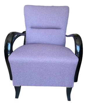 Art Deco Lilac Armchair, 1920s