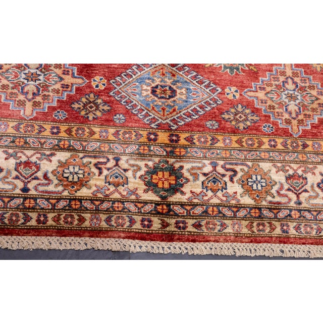 Early 21st Century Pak Kazak Rug 5'7'' X 8'2'' For Sale - Image 5 of 11
