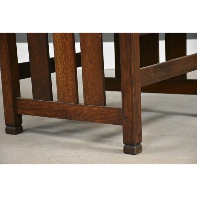 Early 20th Century L&jg Stickley Onondaga Captain Dining Chair For Sale - Image 9 of 11