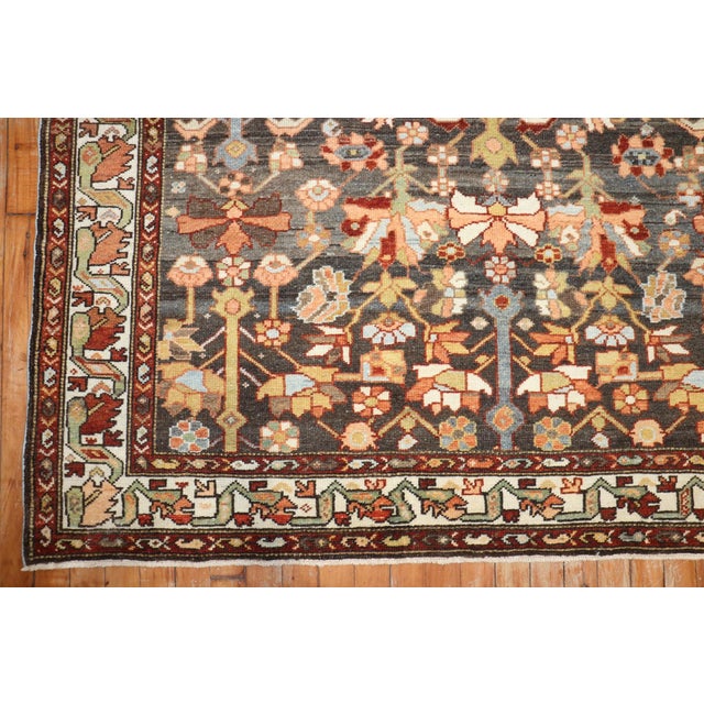 Persian Malayer Gallery Antique Rug rug no.j3824 For Sale - Image 4 of 9