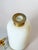 Glass Antique French Opaline Glass Sevres Perfume Bottle White With Bronze Ormolu For Sale - Image 7 of 10
