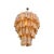 Murano Glass Chandelier in Amber Opal from Justfurnituress SRL For Sale - Image 6 of 12
