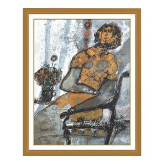 1960s La Somptuese Douairiere, Theo Tobiasse For Sale