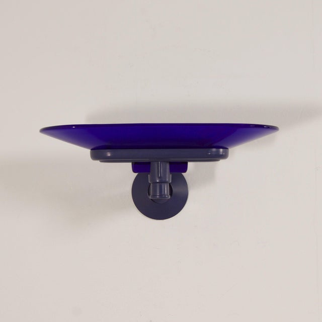 Metal Jill Wall Lights in Blue by Perry King and S. Miranda & G. Arnaldi for Arteluce, 1970s, Set of 2 For Sale - Image 7 of 18