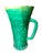 Accolay Pottery 1960s Poterie d'Accolay Emerald Green Ceramic Pitcher Vase For Sale - Image 4 of 9