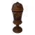 Antique Bezalel Jerusalem Olive Wood Spice Box Besamim Holder 1920s Palestine Era For Sale