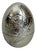 800 Silver Egg Engraved Jewelry Container For Sale
