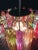 Metal Medium Murano Glass Chandelier 47 Multicolored Prisms For Sale - Image 7 of 11