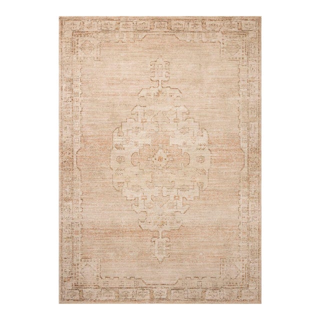 Chris Loves Julia x Loloi Palma Spice / Natural 11'-6" x 15'-7" Area Rug For Sale