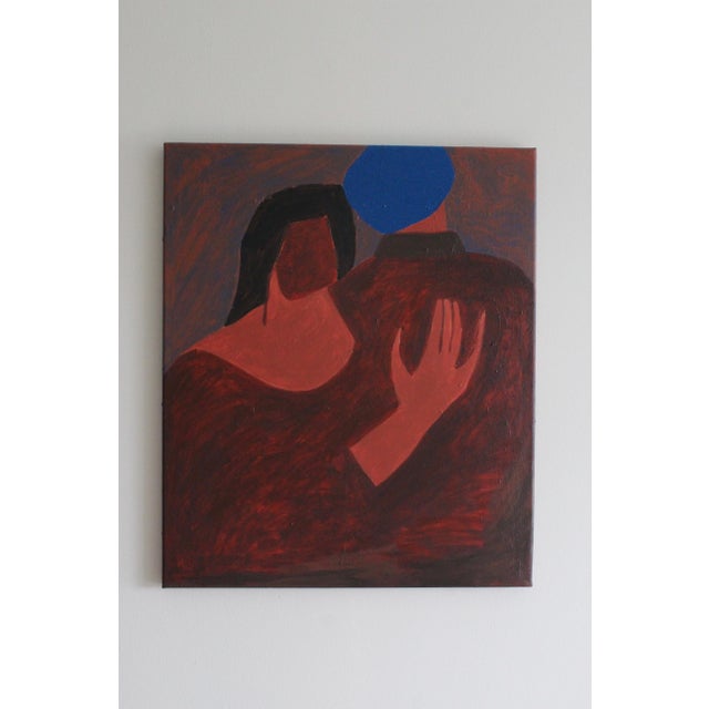 Bodasca, Peinture Figurative Couple Near You, 2026, Acrylic Painting on Canvas For Sale - Image 9 of 9