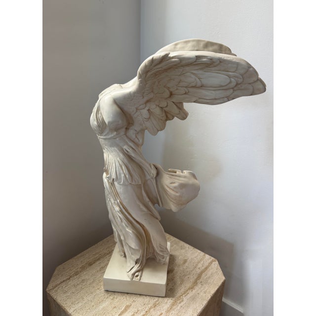 Mid-Century Modern Sculpture of Winged Victory Nike of Samothrace Alva Museum Replica 1955 For Sale - Image 3 of 6