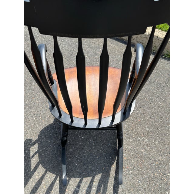 Hitchcock Classic Bench & Rocking Chair Set For Sale In Philadelphia - Image 6 of 8