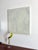 Original acrylic painting by Tina Shenk featuring an elegant neutral mute white background with expressive gray line...