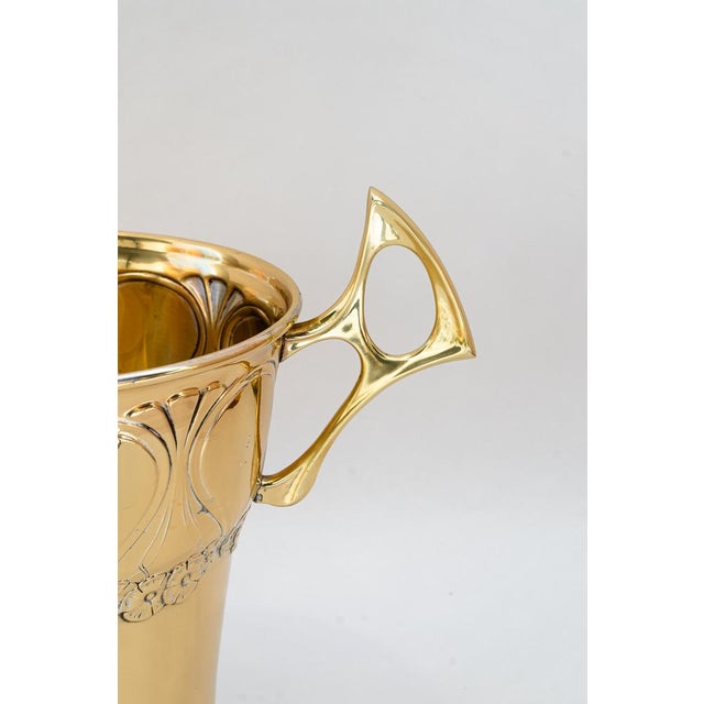 Gold Champagne Bucket, Vienna, Austria, 1908 For Sale - Image 8 of 14